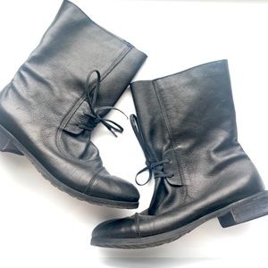 LiliMill Women's Allan Boots Leather Black